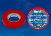 Изолента Uniel UIT-135P 20/15/01 RED - купить в Барнауле