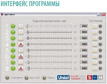 Модуль управления освещением RS485 порт, 8 входов/ 8 выходов UCH-M111RX/0808 - купить в Барнауле