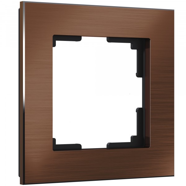 Рамка на 1 пост Werkel WL11-Frame-01 Aluminium (коричневый алюминий) - купить в Барнауле