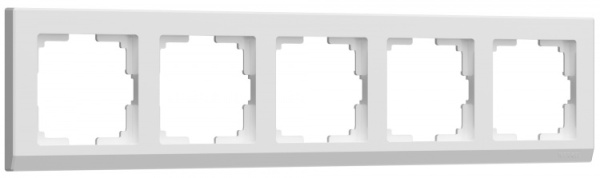 Рамка на 5 постов Werkel WL04-Frame-05 Stark (белый) - купить в Барнауле